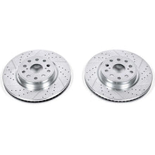 Load image into Gallery viewer, Power Stop 07-17 Lexus LS460 Front Evolution Drilled & Slotted Rotors - Pair Brake Rotors - Slot & Drilled PowerStop