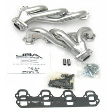 Load image into Gallery viewer, JBA 87-95 Ford F-150 5.0L SBF 1-1/2in Primary Silver Ctd Cat4Ward Header Headers & Manifolds JBA