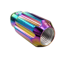 Load image into Gallery viewer, NRG 500 Series M12 X 1.5 Bullet Shape Steel Lug Nut Set - 21 Pc w/Lock Key - Neochrome Lug Nuts NRG