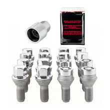 Load image into Gallery viewer, McGard 4 Lug Hex Install Kit w/Locks (Cone Seat Bolt) M12X1.25 / 17mm Hex / 22.0mm Shank L. - Chrome Wheel Bolts McGard