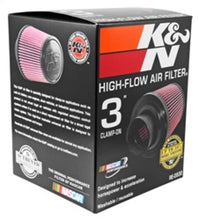 Load image into Gallery viewer, K&N Universal Rubber Filter - Round Tapered 6in Base OD x 3in Flange ID x 6in H Air Filters - Universal Fit K&N Engineering
