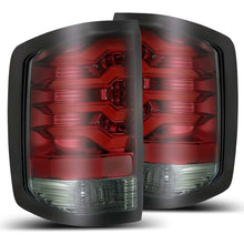 Load image into Gallery viewer, AlphaRex 14-18 Chevrolet Silverado 1500 PRO-Series LED Tail Lights Red Smoke Tail Lights AlphaRex