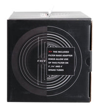 Load image into Gallery viewer, Spectre Adjustable Conical Air Filter 9-1/2in. Tall (Fits 3in. / 3-1/2in. / 4in. Tubes) - Black Air Filters - Universal Fit Spectre