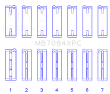 Load image into Gallery viewer, King Toyota 2JZGE/2JZGTE 24V 3.0L (Size STDX) pMaxKote Performance Main Bearing Set Bearings King Engine Bearings