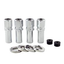 Load image into Gallery viewer, McGard Hex Lug Nut (Drag Racing X-Long Shank) 1/2-20 / 13/16 Hex / 2.475in. Length (4-Pack) - Chrome Lug Nuts McGard