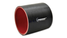 Load image into Gallery viewer, Vibrant 4 Ply Reinforced Silicone Straight Hose Coupling - 5in I.D. x 3in long (BLACK) Silicone Couplers & Hoses Vibrant