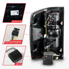 Load image into Gallery viewer, ANZO 15-19 Chevrolet Silverado 2500 HD/3500 HD LED Taillight w/ Sequential Black Housing/Clear Lens Tail Lights ANZO