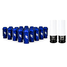 Load image into Gallery viewer, Mishimoto Aluminum Locking Lug Nuts 1/2 X 20 23pc Set Blue Lug Nuts Mishimoto