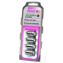 Load image into Gallery viewer, McGard SplineDrive Lug Nut (Cone Seat) M12X1.25 / 1.24in. Length (4-Pack) - Chrome (Req. Tool) Lug Nuts McGard