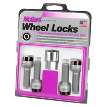Load image into Gallery viewer, McGard Wheel Lock Bolt Set - 4pk. (Radius Seat) M14X1.5 / 17mm Hex / 45.0mm Shank Length - Black Wheel Bolts McGard