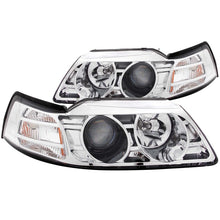 Load image into Gallery viewer, ANZO 1999-2004 Ford Mustang Projector Headlights Chrome Headlights ANZO