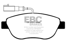 Load image into Gallery viewer, EBC 12+ Fiat 500 1.4 Turbo Abarth Yellowstuff Front Brake Pads Brake Pads - Performance EBC