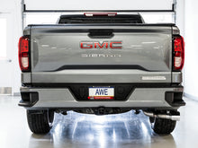 Load image into Gallery viewer, AWE Tuning 4th Gen GM 1500 5.3L 0FG Catback Dual Side Exit (Flat Bumper) - Chrome Tips Catback AWE Tuning