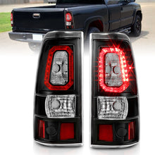 Load image into Gallery viewer, ANZO 2003-2006 Chevy Silverado 1500 LED Taillights Plank Style Black w/Clear Lens Tail Lights ANZO
