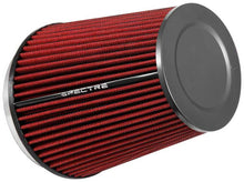 Load image into Gallery viewer, Spectre HPR Conical Air Filter 6in. Flange ID / 7.719in. Base OD / 8.5in. Tall - Red Air Filters - Universal Fit Spectre