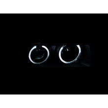 Load image into Gallery viewer, ANZO 1992-1998 BMW 3 Series E36 Projector Headlights w/ Halo Black G2 1 pc Headlights ANZO