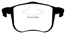 Load image into Gallery viewer, EBC 06-11 Saab 9-3 2.0 Turbo (Aero) Yellowstuff Front Brake Pads Brake Pads - Performance EBC