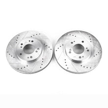 Load image into Gallery viewer, Power Stop 04-08 Mitsubishi Endeavor Front Evolution Drilled & Slotted Rotors - Pair Brake Rotors - Slot & Drilled PowerStop