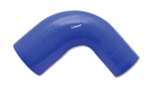 Load image into Gallery viewer, Vibrant 4 Ply Reinforced Silicone 90 degree Transition Elbow 2in ID x 2.5in I.D. 90 deg. Elbow BLUE Silicone Couplers & Hoses Vibrant