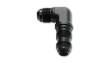 Load image into Gallery viewer, Vibrant -16AN Bulkhead Adapter 90 Deg Elbow Fitting - Anodized Black Fittings Vibrant