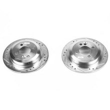 Load image into Gallery viewer, Power Stop 02-06 Mini Cooper Rear Evolution Drilled & Slotted Rotors - Pair Brake Rotors - Slot & Drilled PowerStop