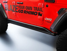 Load image into Gallery viewer, Go Rhino 18-20 Jeep Wrangler JLU JL Frame Mount Sliders Frame Sliders Go Rhino