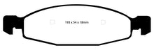 Load image into Gallery viewer, EBC 99-02 Jeep Grand Cherokee 4.0 (ATE) Yellowstuff Front Brake Pads Brake Pads - Performance EBC