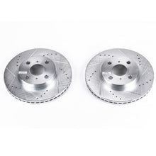 Load image into Gallery viewer, Power Stop 04-06 Scion xA Front Evolution Drilled & Slotted Rotors - Pair Brake Rotors - Slot & Drilled PowerStop