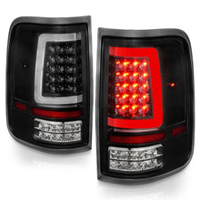Load image into Gallery viewer, ANZO 2004-2006 Ford F-150 LED Tail Lights w/ Light Bar Black Housing Clear Lens Tail Lights ANZO