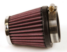 Load image into Gallery viewer, K&N Universal Chrome Filter 1 15/16 inch FLG / 3 inch Base / 2 inch Top / 3 inch Height Air Filters - Universal Fit K&N Engineering