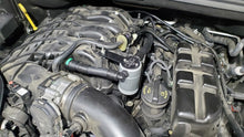 Load image into Gallery viewer, J&L 16-24 Dodge Durango / Jeep Grand Cherokee 3.6L Oil Separator 3.0 Passenger Side - Clear Anod Oil Separators J&L