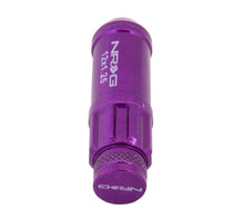 Load image into Gallery viewer, NRG 700 Series M12 X 1.25 Steel Lug Nut w/Dust Cap Cover Set 21 Pc w/Locks & Lock Socket - Purple Lug Nuts NRG