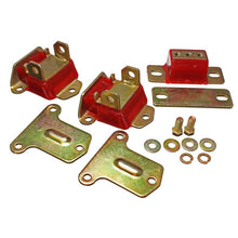 Load image into Gallery viewer, Energy Suspension 69-72 Camaro/70-73 Monte Carlo Red Complete Motor&Trans Mount Set Zinc Finish Bushing Kits Energy Suspension