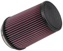 Load image into Gallery viewer, K&N Filter Universal Rubber Filter 4 inch Flange 5 3/8 inch Base 4 3/8 inch Top 7 inch Height Air Filters - Universal Fit K&N Engineering
