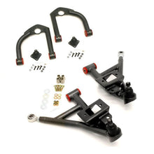 Load image into Gallery viewer, BMR 93-02 F-Body Upper And Lower A-Arm Kit - Black Hammertone Control Arms BMR Suspension
