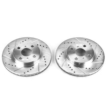 Load image into Gallery viewer, Power Stop 01-05 Toyota Echo Front Evolution Drilled & Slotted Rotors - Pair Brake Rotors - Slot & Drilled PowerStop