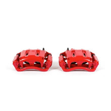 Load image into Gallery viewer, Power Stop 05-12 Ford F-350 Super Duty Front Red Calipers w/Brackets - Pair Brake Calipers - Perf PowerStop