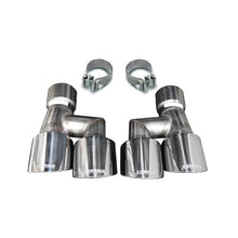 Load image into Gallery viewer, Corsa 18-23 4.0in Twin Tip Polished Pro-Series Tip Kit Fits No-Valve Mustang Exhaust Clamps Inc Tips CORSA Performance