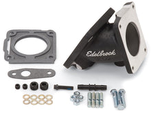Load image into Gallery viewer, Edelbrock EFI Throttle Body Adaptor (Elbow) Ford Mustang 94-95 w/ Black Mini Texture Powder Coat Throttle Bodies Edelbrock
