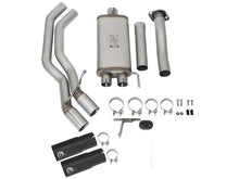 Load image into Gallery viewer, aFe Rebel Exhausts 3in SS Cat-Back 15-16 Ford F-150 EcoBoost V6 2.7/3.5L V8 5.0L w/ Black Tips Catback aFe