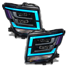 Load image into Gallery viewer, Oracle 21-22 Nissan Titan RGB+W Headlight DRL Upgrade - ColorSHIFT w/ 2.0 Controller SEE WARRANTY Headlights ORACLE Lighting