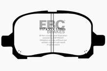 Load image into Gallery viewer, EBC 98-02 Chevrolet Prism 1.8 Yellowstuff Front Brake Pads Brake Pads - Performance EBC