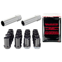 Load image into Gallery viewer, McGard SplineDrive Tuner 4 Lug Install Kit w/Locks & Tool (Cone) M12X1.5 / 13/16 Hex - Black Lug Nuts McGard