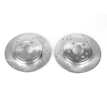 Load image into Gallery viewer, Power Stop 05-09 Audi A4 Rear Evolution Drilled & Slotted Rotors - Pair Brake Rotors - Slot & Drilled PowerStop