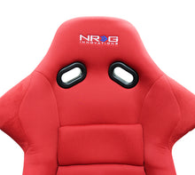 Load image into Gallery viewer, NRG FRP Bucket Seat (Red Cloth) - Large Race Seats NRG