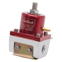 Load image into Gallery viewer, Edelbrock Fuel Pressure Regulator EFI 180 GPH 35-90 PSI -6 In/Out -6 Return Red/Clear Fuel Pressure Regulators Edelbrock