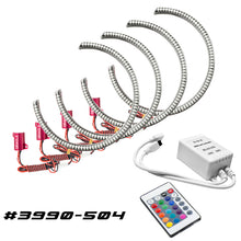 Load image into Gallery viewer, Oracle Dodge Challenger 15-21 LED Waterproof Halo Kit - ColorSHIFT w/ Simple Controller SEE WARRANTY Fog Lights ORACLE Lighting