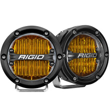 Load image into Gallery viewer, Rigid Industries 360-Series 4in LED SAE J583 Fog Light - Selective Yellow (Pair) Light Bars & Cubes Rigid Industries