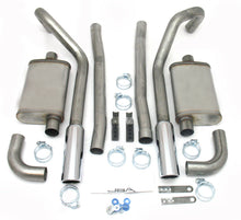 Load image into Gallery viewer, JBA 65-70 Ford Mustang 260-428 409SS Dual Under Rear Valance Header Back Exhaust Header Back JBA