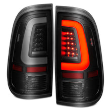 Load image into Gallery viewer, ANZO 2008-2016 Ford F-250 LED Tail w/ Lights Bar Black Housing Smoke Lens Headlights ANZO